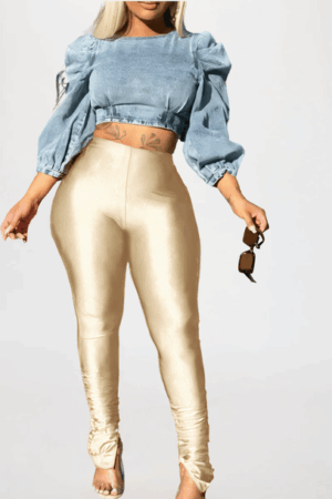 satin pants