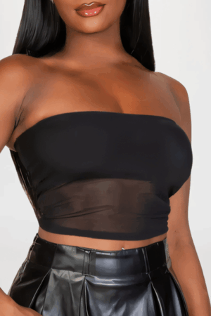 mesh crop top