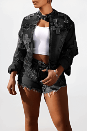 denim pants set